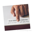 PVC Braille siy Braille etikèt